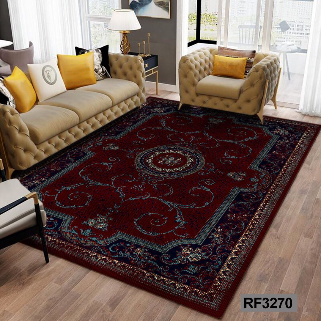 کاور فرش طرح سنتی سرخ