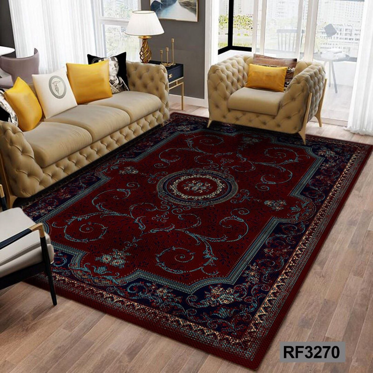 کاور فرش طرح سنتی سرخ