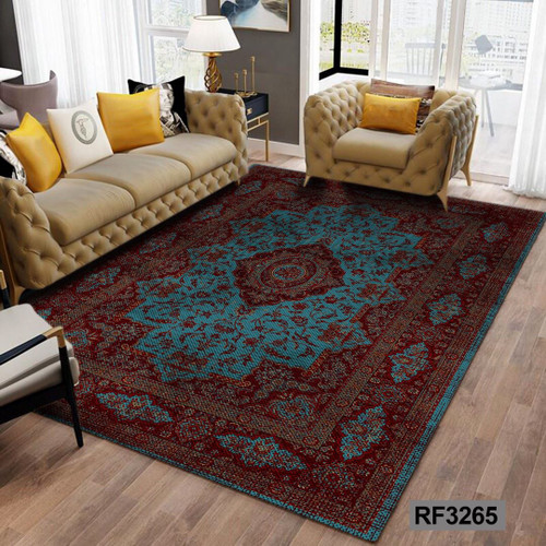 کاور فرش طرح سنتی قرمز