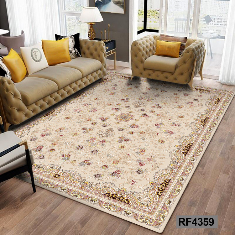 کاور فرش طرح سنتی کرم
