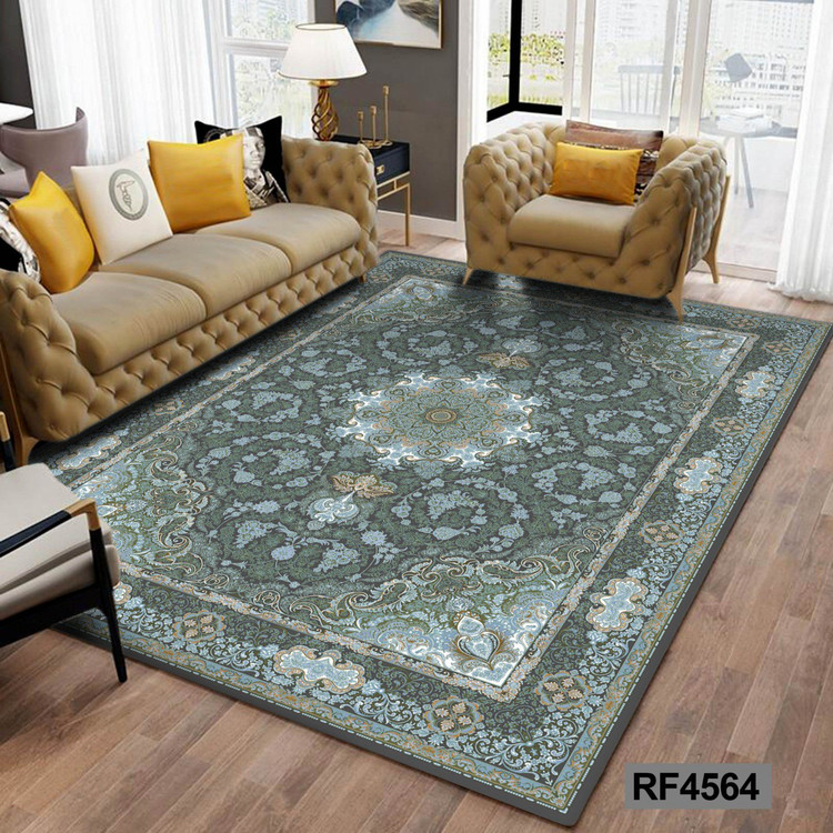 کاور فرش طرح سنتی آبی