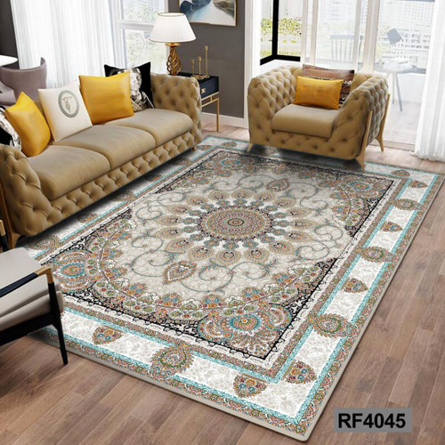 کاور فرش طرح سنتی سفید