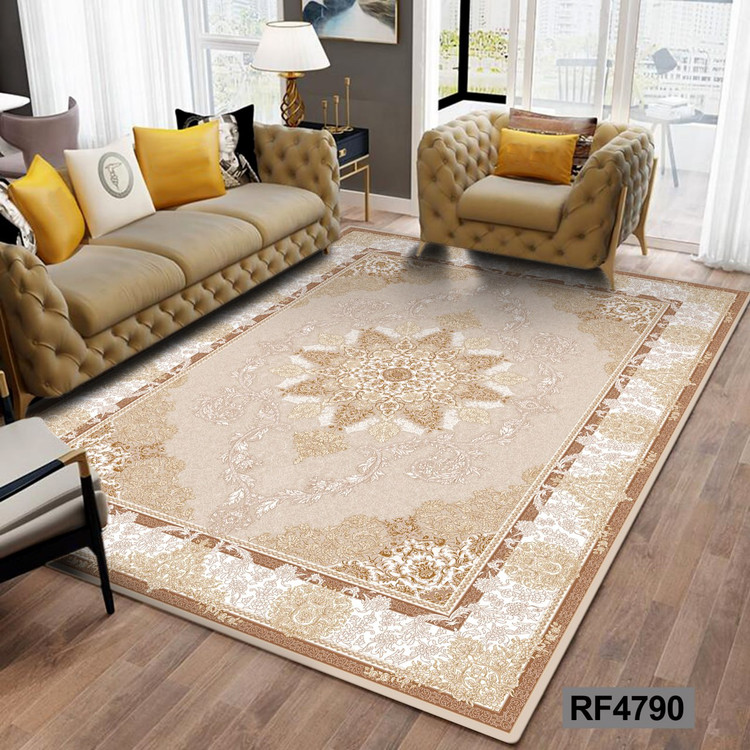 روفرشی طرح سنتی کرم و سفید