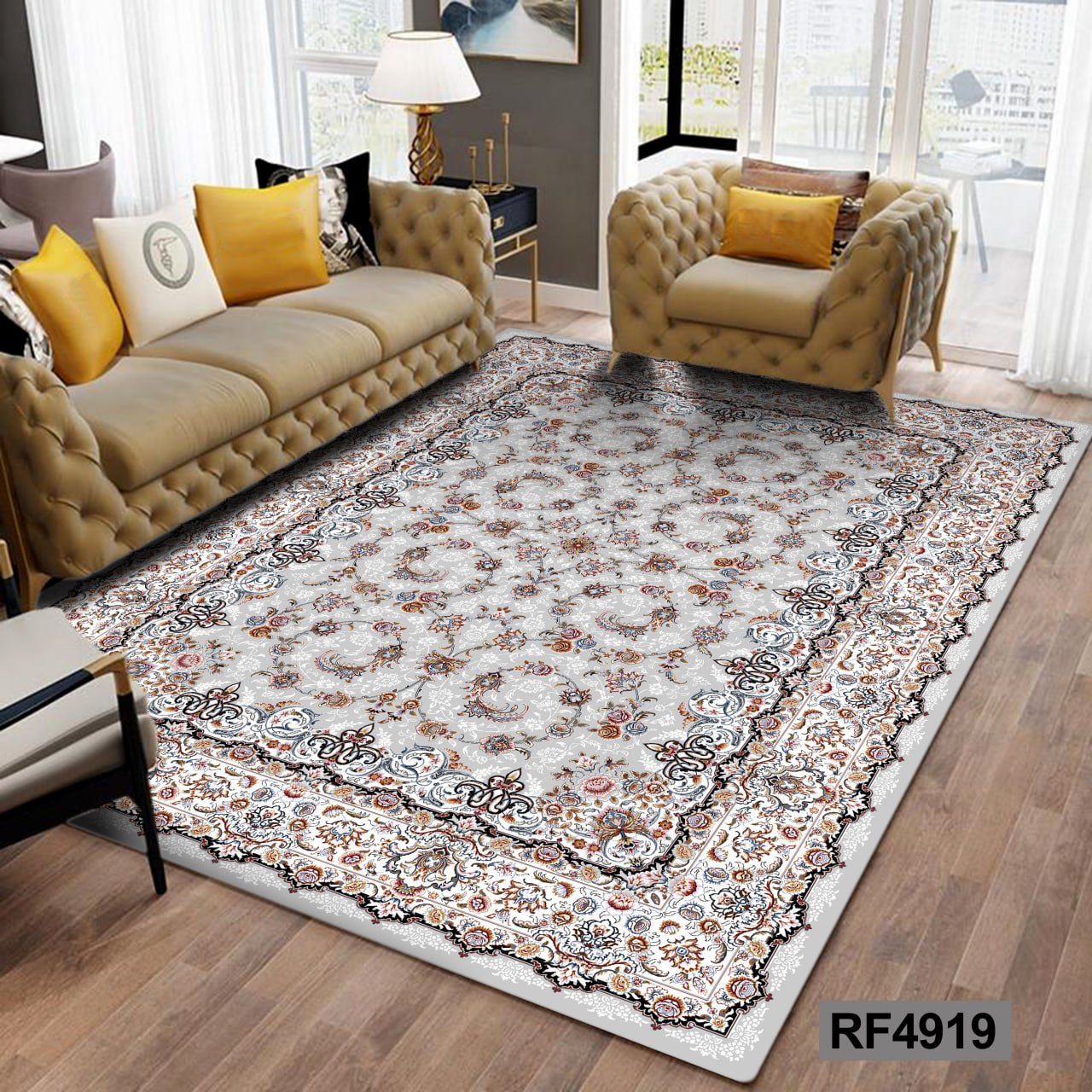 روفرشی طرح سنتی سفید
