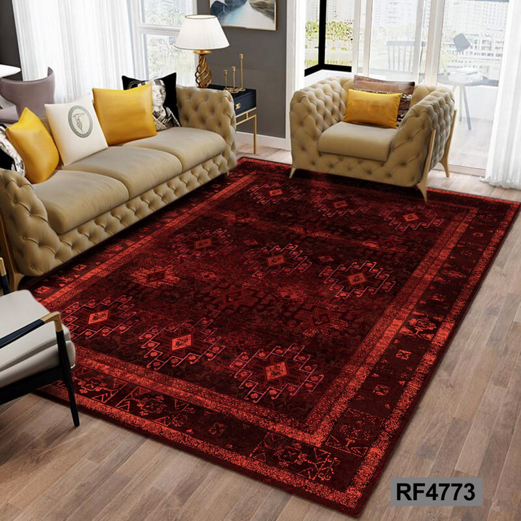 روفرشی طرح سنتی قرمز