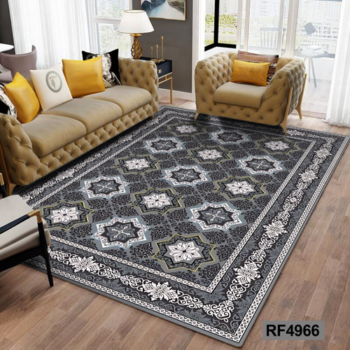 روفرشی طرح سنتی طوسی و سفید