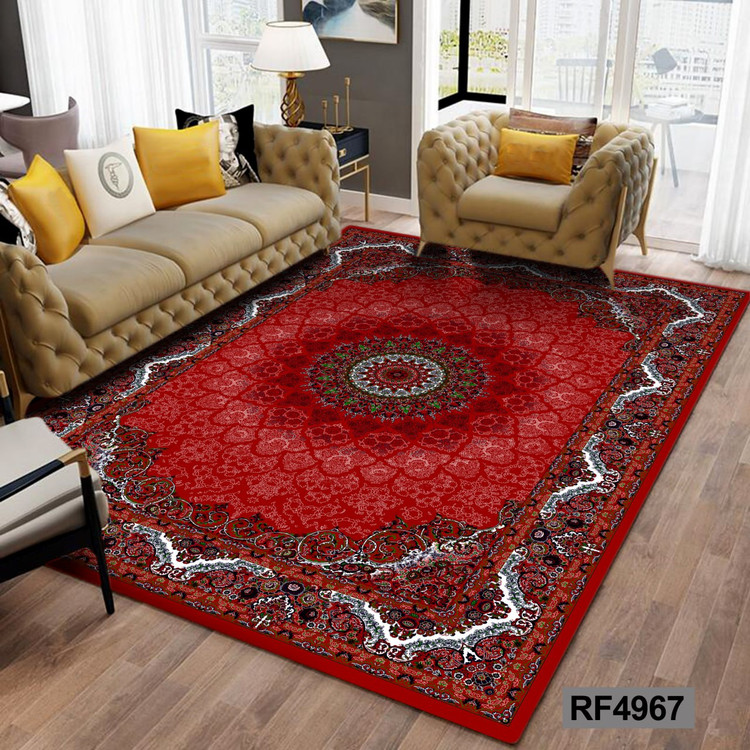 روفرشی طرح سنتی قرمز و سفید