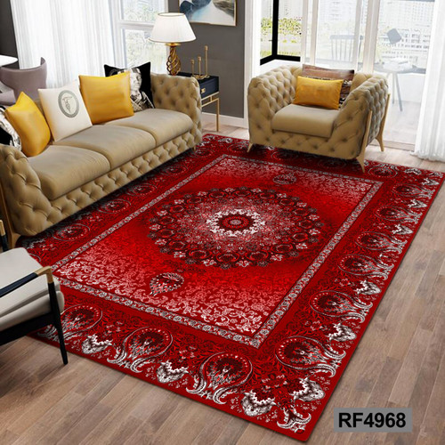 روفرشی طرح سنتی قرمز و سفید