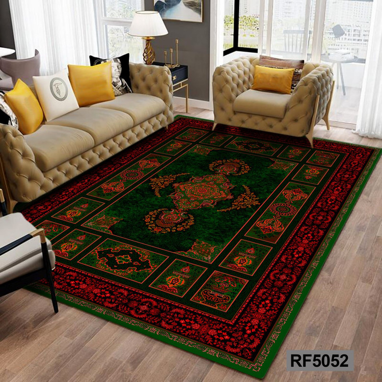 روفرشی طرح سنتی قرمز و سبز