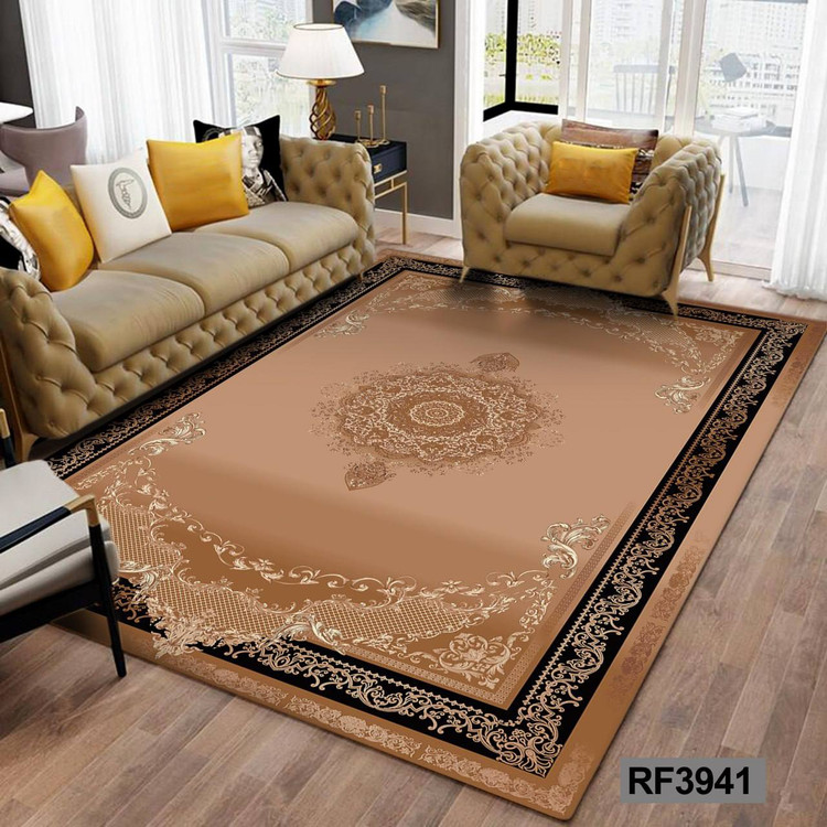 روفرشی طرح سنتی کرم و سفید (دارای تنوع رنگ)