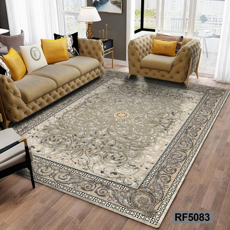روفرشی طرح سنتی طوسی و سفید