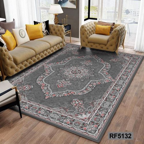 روفرشی طرح سنتی طوسی و سفید