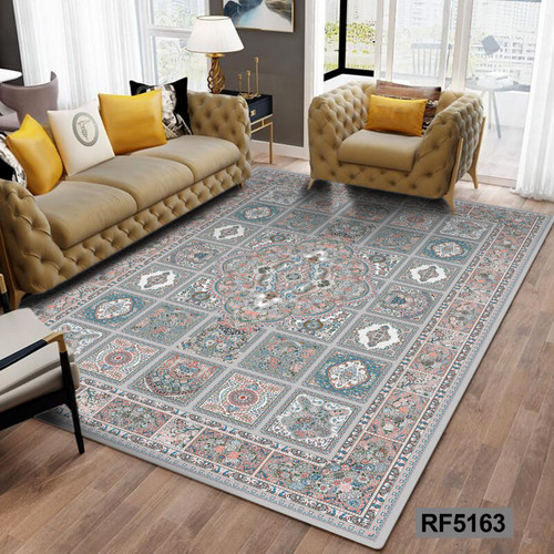 روفرشی طرح سنتی طوسی و سفید