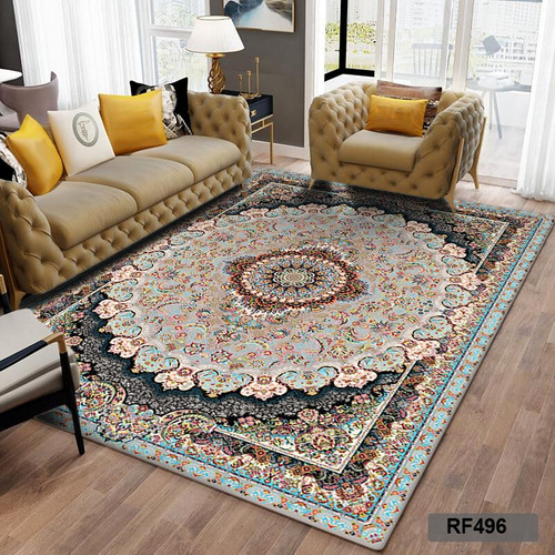 روفرشی طرح سنتی آبی و سفید