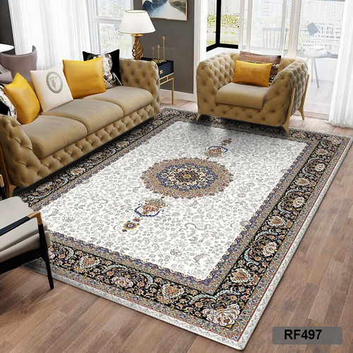 روفرشی طرح سنتی آبی و سفید