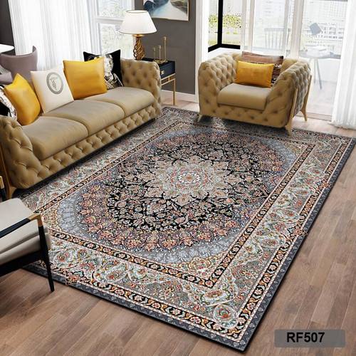 روفرشی طرح سنتی طوسی و آبی