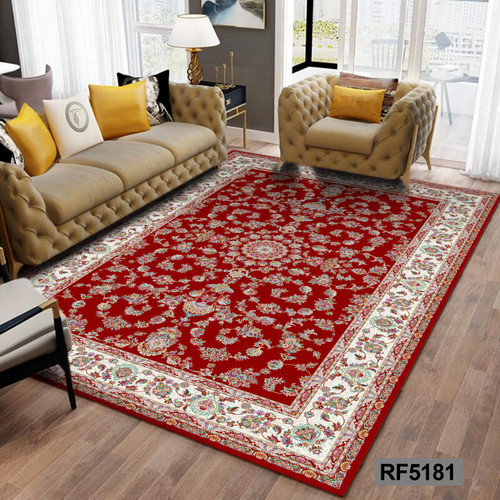 روفرشی طرح سنتی قرمز و سفید