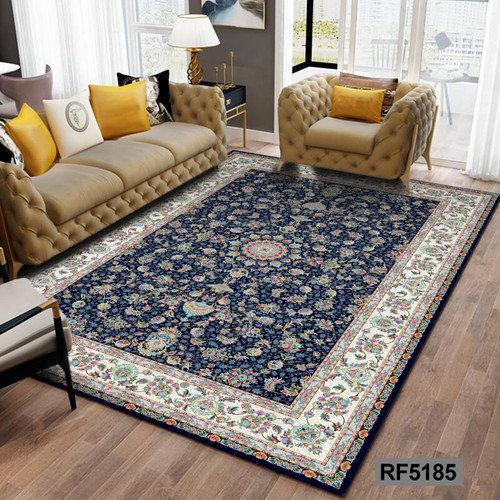 روفرشی طرح سنتی آبی و سفید