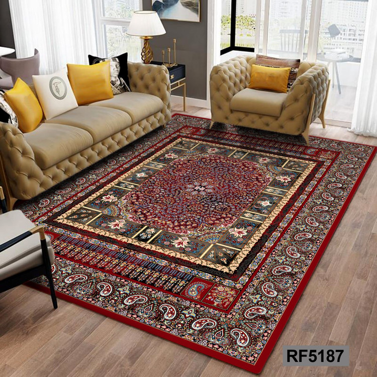 روفرشی طرح سنتی قرمز
