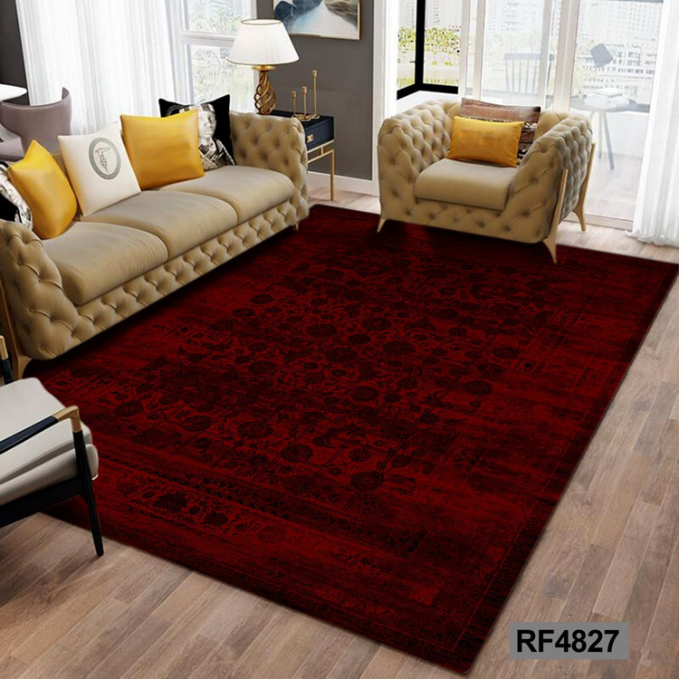 فرشینه طرح سنتی قرمز کد RF4827
