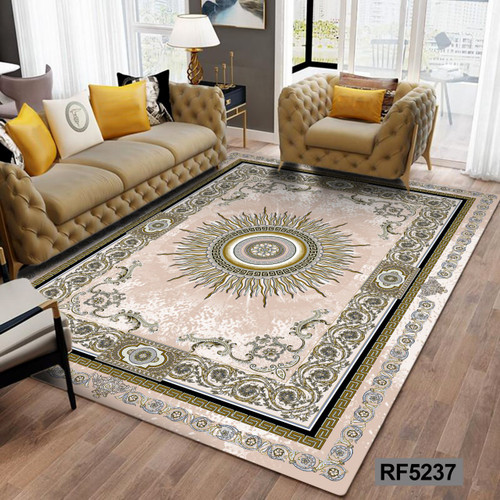 روفرشی طرح سنتی سفید و طلایی کد RF5237