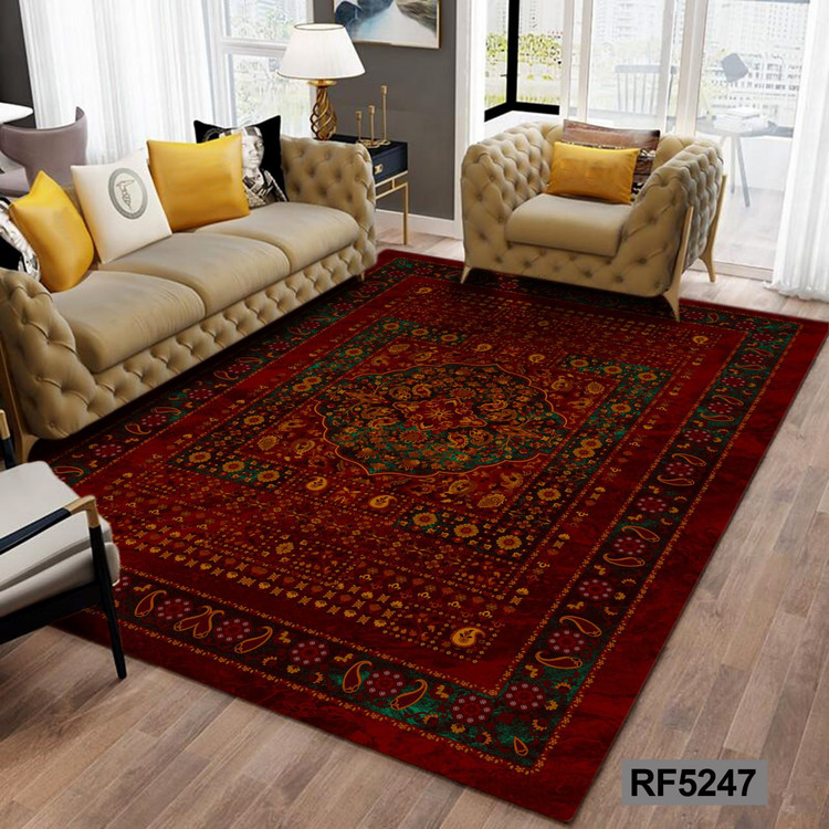 روفرشی طرح سنتی قرمز کد RF5247