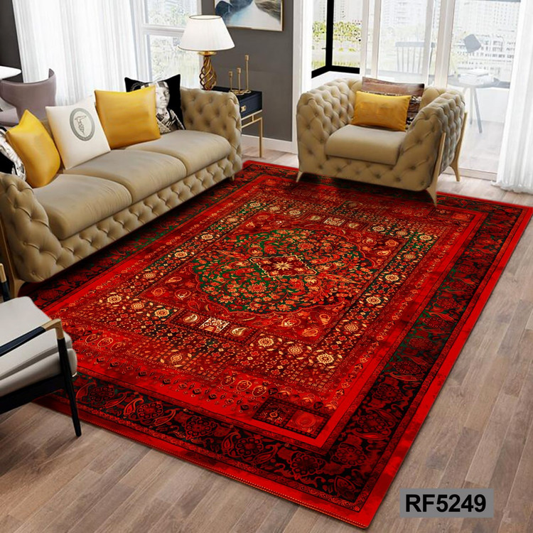 روفرشی طرح سنتی قرمز کد RF5249