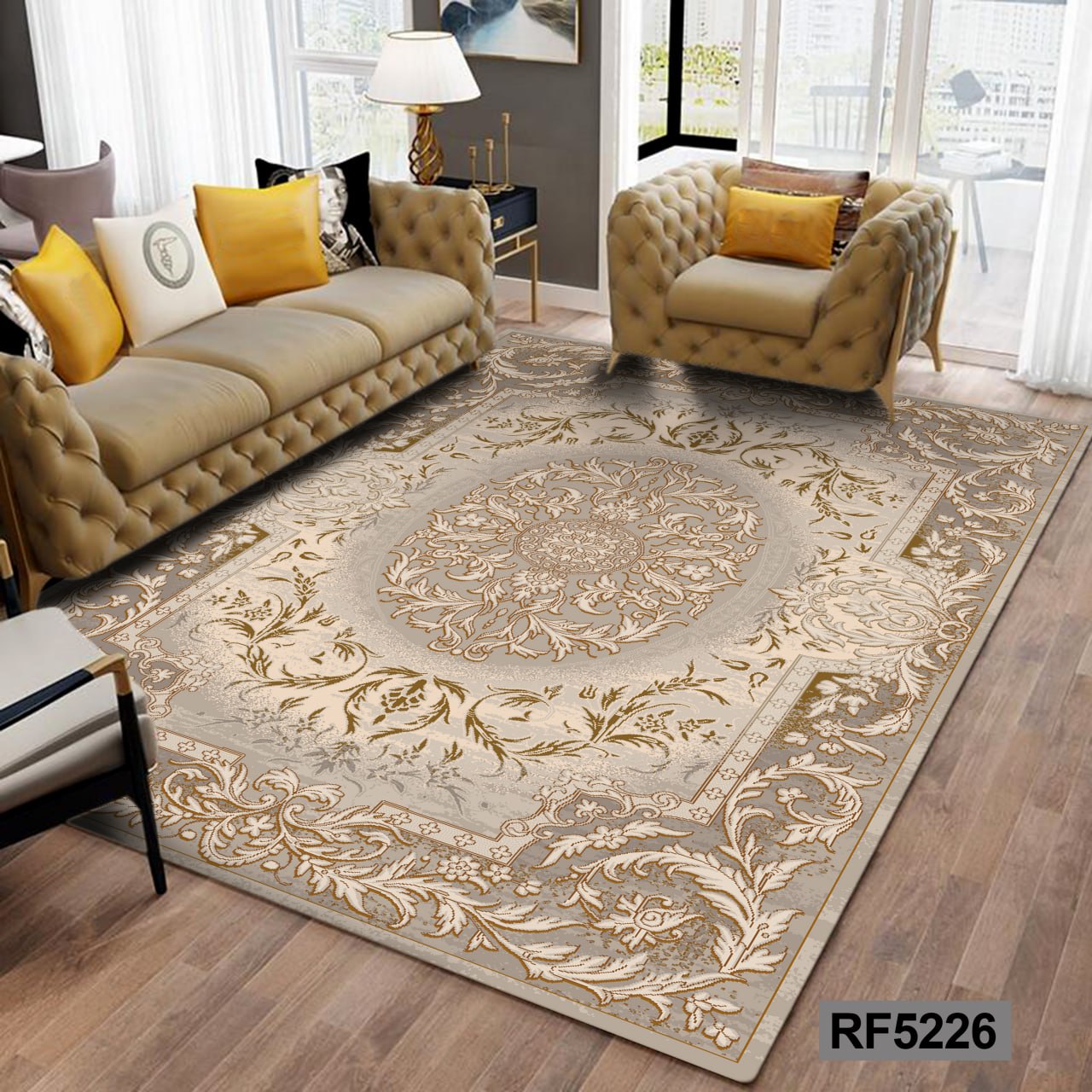روفرشی طرح سنتی سفید کد RF5226