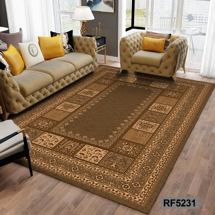 روفرشی طرح سنتی قهوه ای کد RF5231