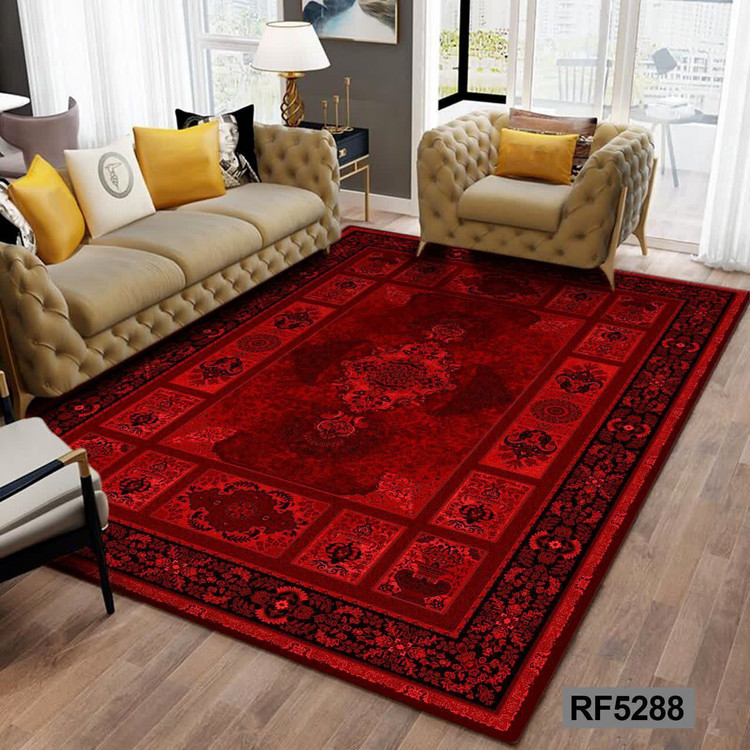 فرشینه طرح سنتی قرمز کد RF5288