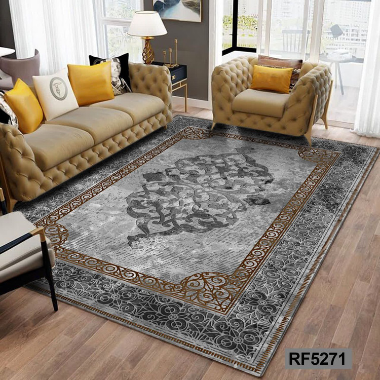 فرشینه طرح سنتی طوسی کد RF5271