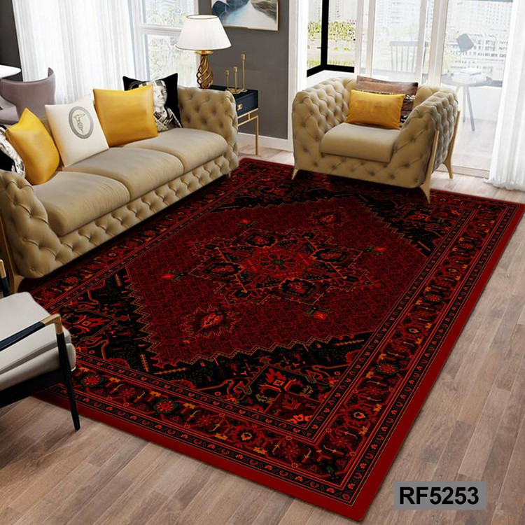 فرشینه طرح سنتی قرمز کد RF5253