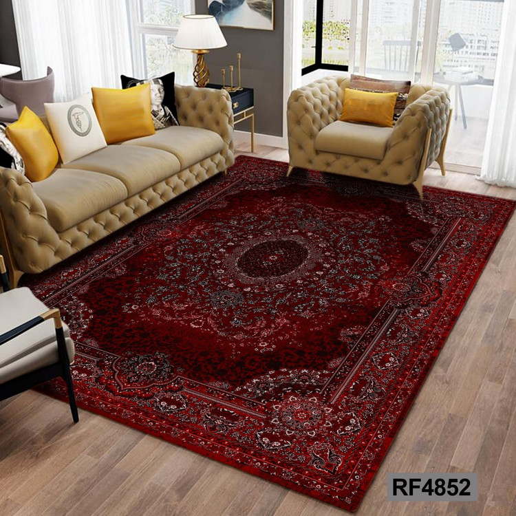 فرشینه طرح سنتی قرمز کد RF4852