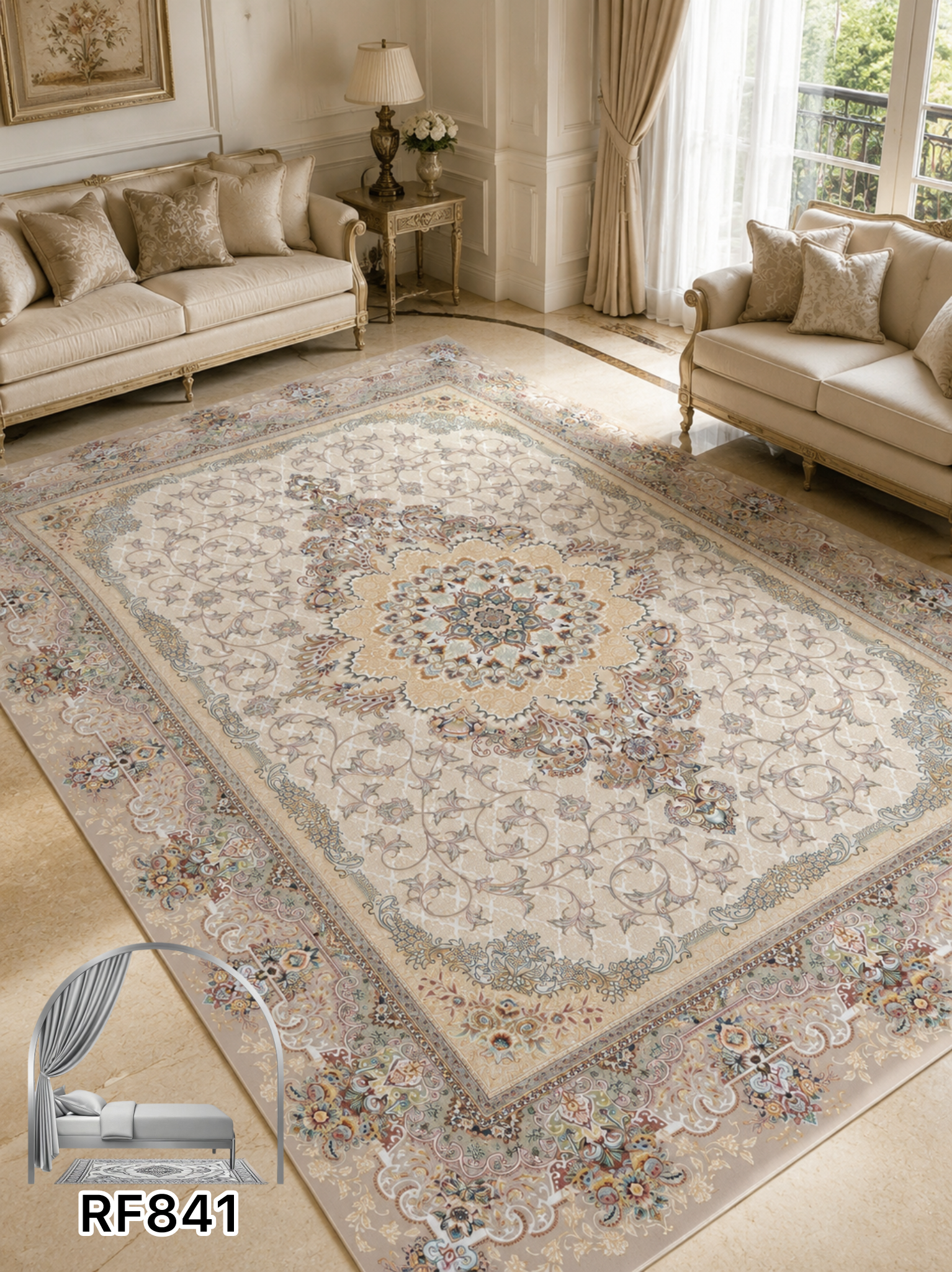 روفرشی طرح سنتی کد RF841