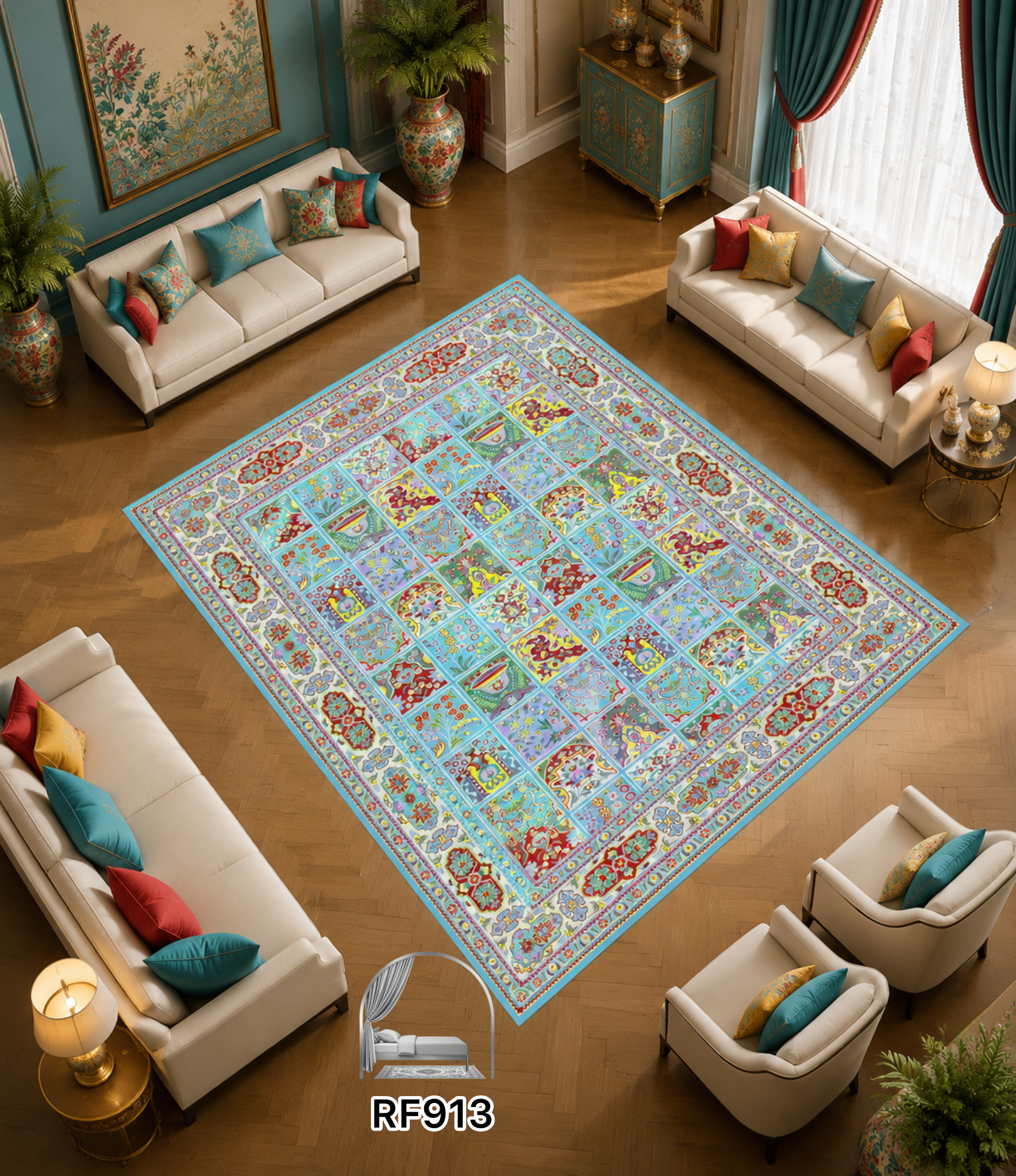 روفرشی طرح سنتی کد RF913