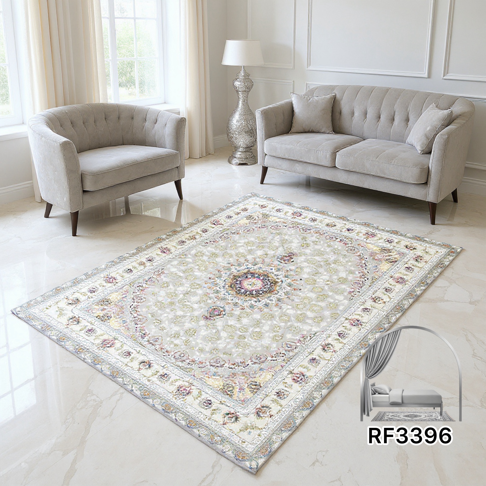 روفرشی طرح سنتی کد RF3396