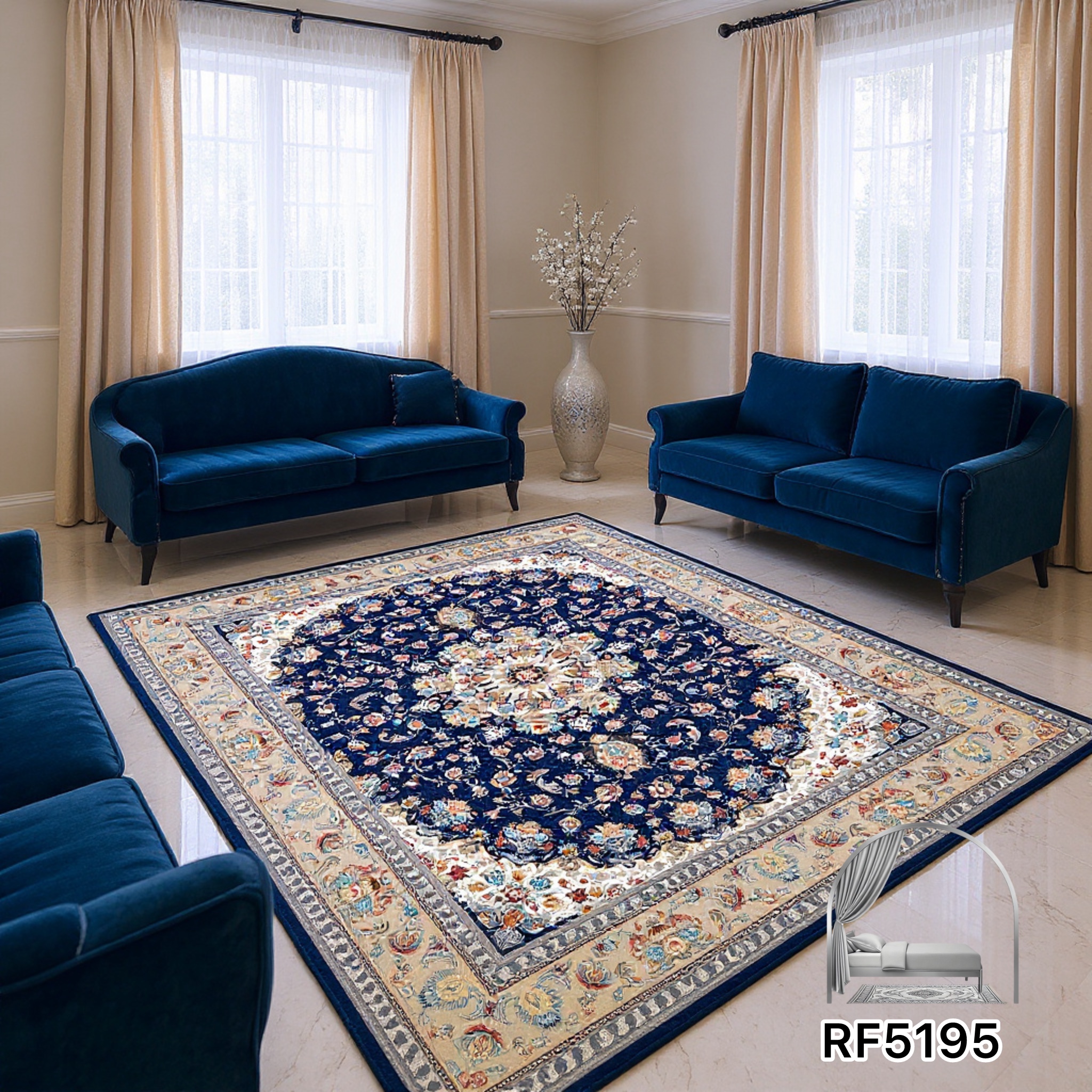 روفرشی طرح سنتی کد RF5195
