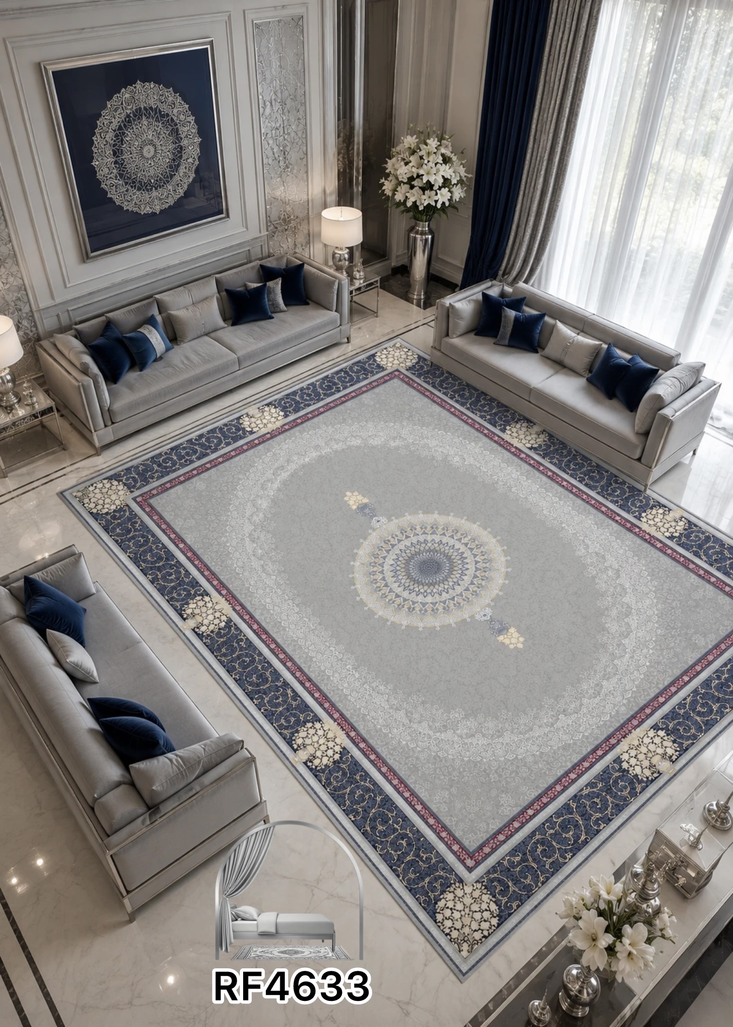 روفرشی طرح سنتی کد RF۴633