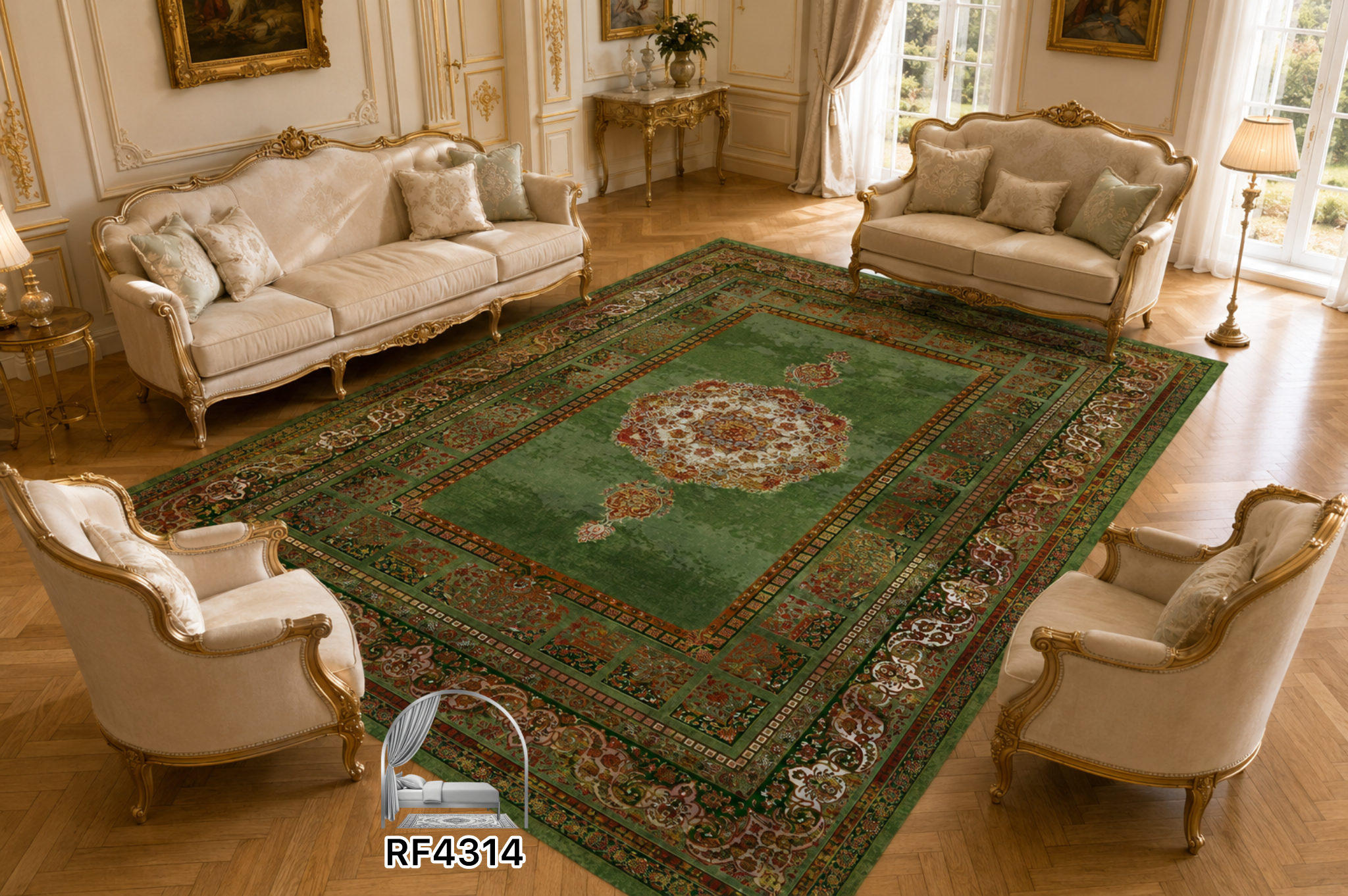 روفرشی طرح سنتی کد RF4314