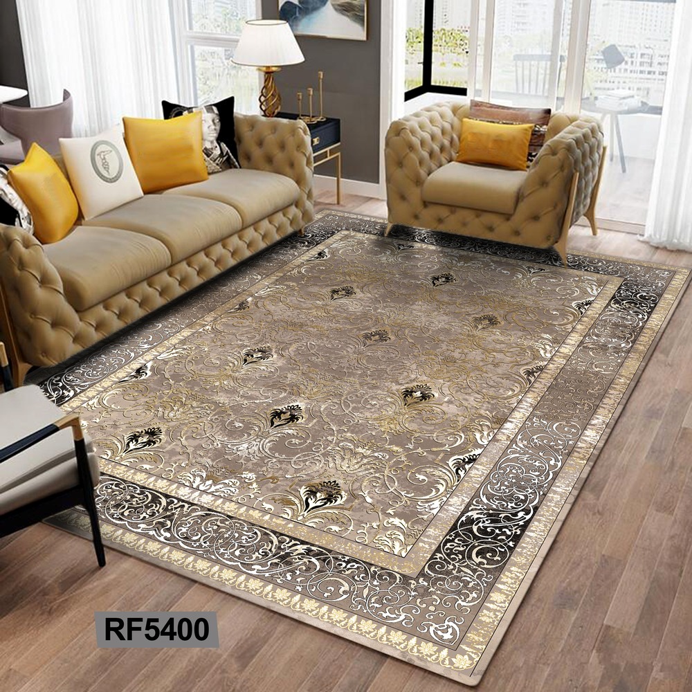 فرشینه مخمل ابریشم | طرح سنتی  کد RF5400