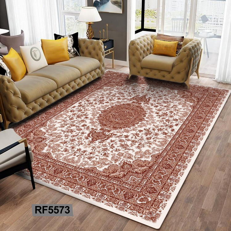 فرشینه مخمل ابریشم | طرح سنتی کد RF5573