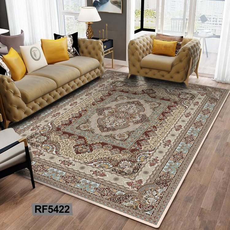 فرشینه مخمل ابریشم | طرح سنتی کد RF5422