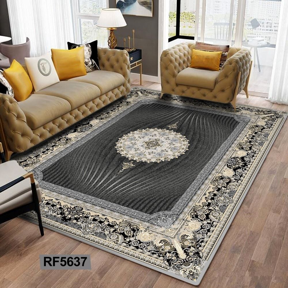 فرشینه مخمل ابریشم | طرح سنتی  کد RF5637