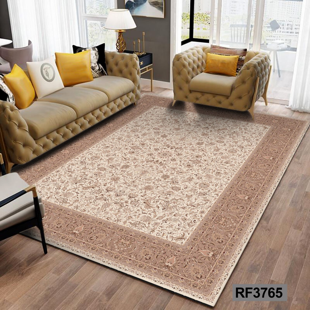 روفرشی مخمل کشدار | طرح سنتی کد RF3765