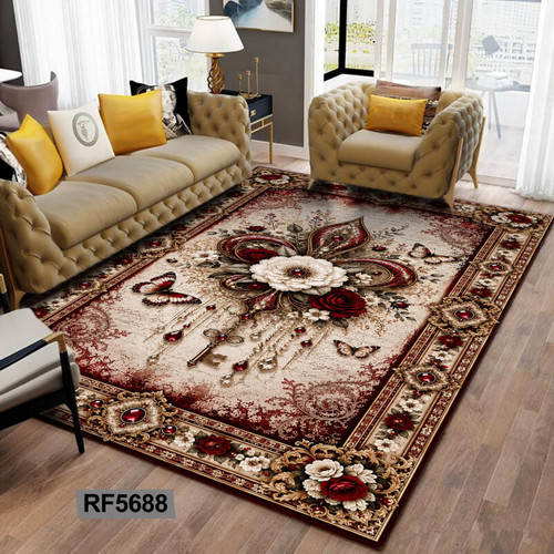 روفرشی مخمل کشدار | طرح سنتی کد RF5688