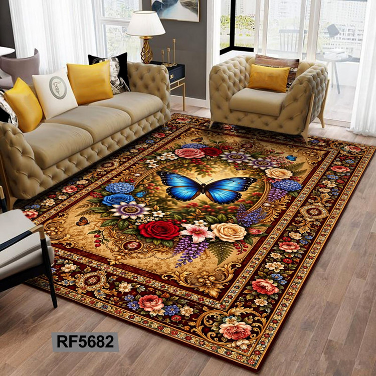 روفرشی مخمل کشدار | طرح سنتی کد RF5682